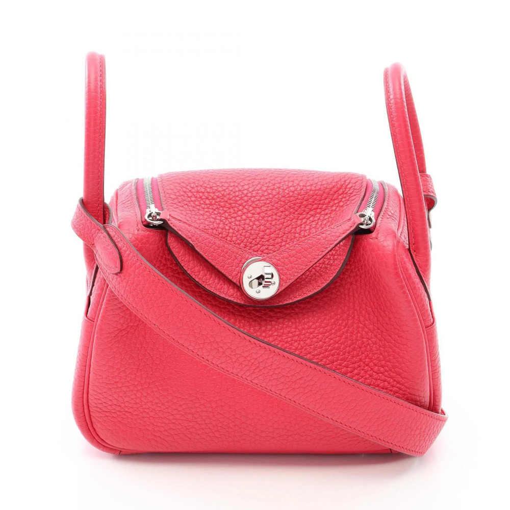Hermes Lindy Mini Shoulder Bag/Handbag, Leather, Taurillon Clemence Women's, ...